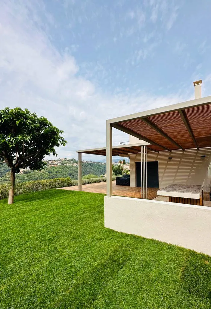 entreprise pour pergola sur mesure bois acier menton