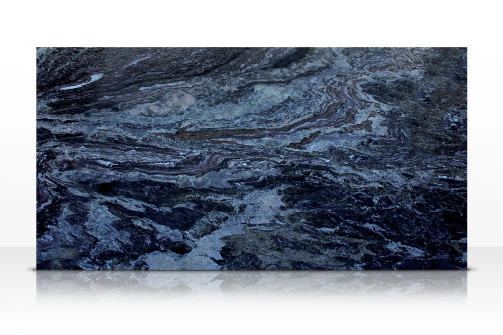 Tranche Brass Blue granit