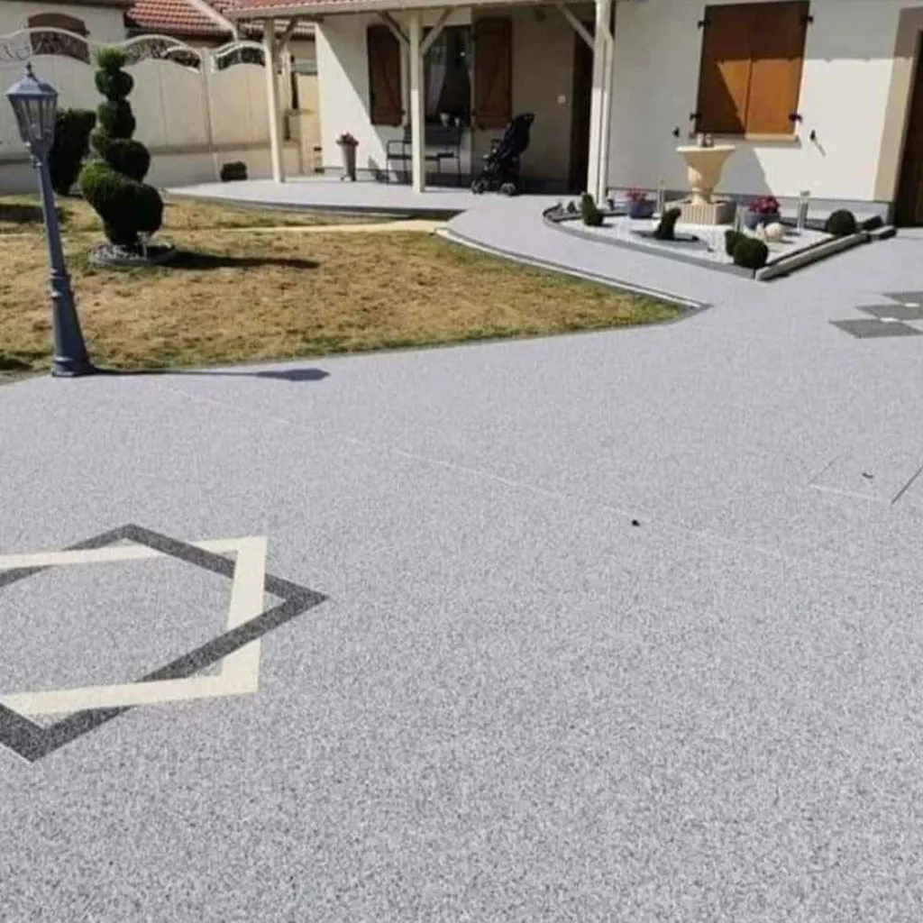 Installer une moquette de pierre pour allée extérieur jardin drainante et carrossable pour votre villa à Montpellier et Sète dans l'Hérault