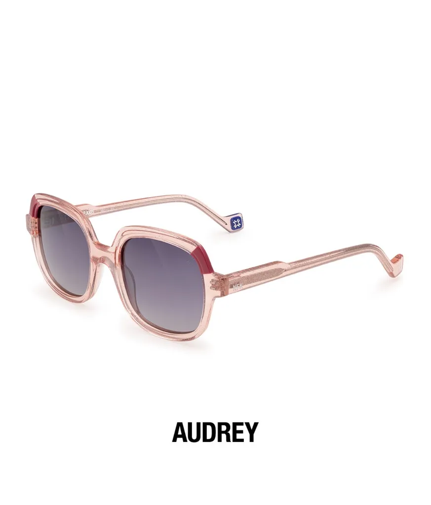 lunettes de soleil enfant fille, rose à paillettes, bonne qualité, solide, à retrouver chez Bellevue Optique proche de Ramonville Saint agne