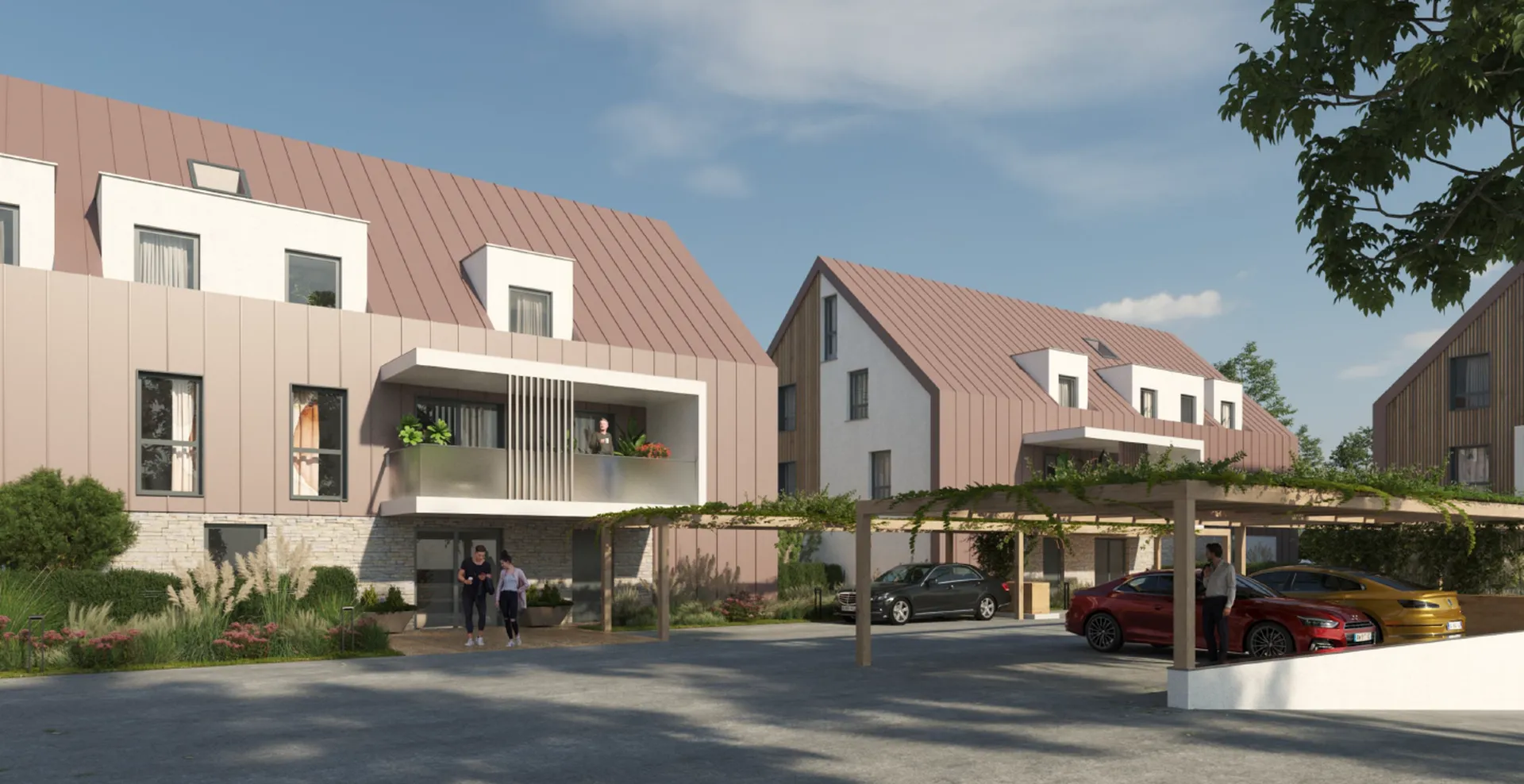 À Eckbolsheim, des appartements neufs lumineux avec terrasses et jardins dans un cadre résidentiel recherché
