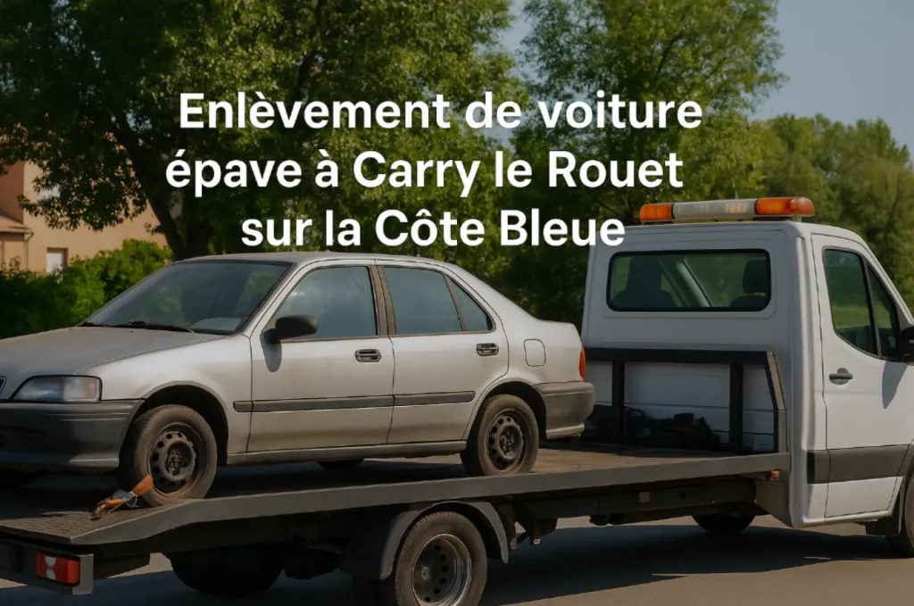 enlèvement gratuit de voiture épave Carry le Rouet sur la Cote Bleue