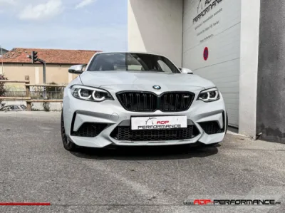 Installation catback non résonné Milltek BMW M2 Compétition 3.0 410 cv | ADP Performance Le Pontet 84130