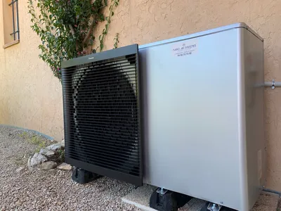 Remplacement d’une chaudière fioul par une pompe à chaleur air/eau avec du plancher chauffant à Mougins
