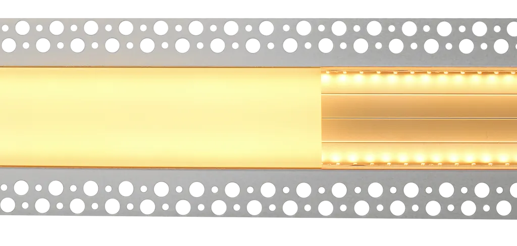 DELTA 9 MEGA PLACOPROFILE , DES LIGNES DE LUMIERES XXL QUI DESSINE LES ESPACES LES PLUS CONTEMPORAINS