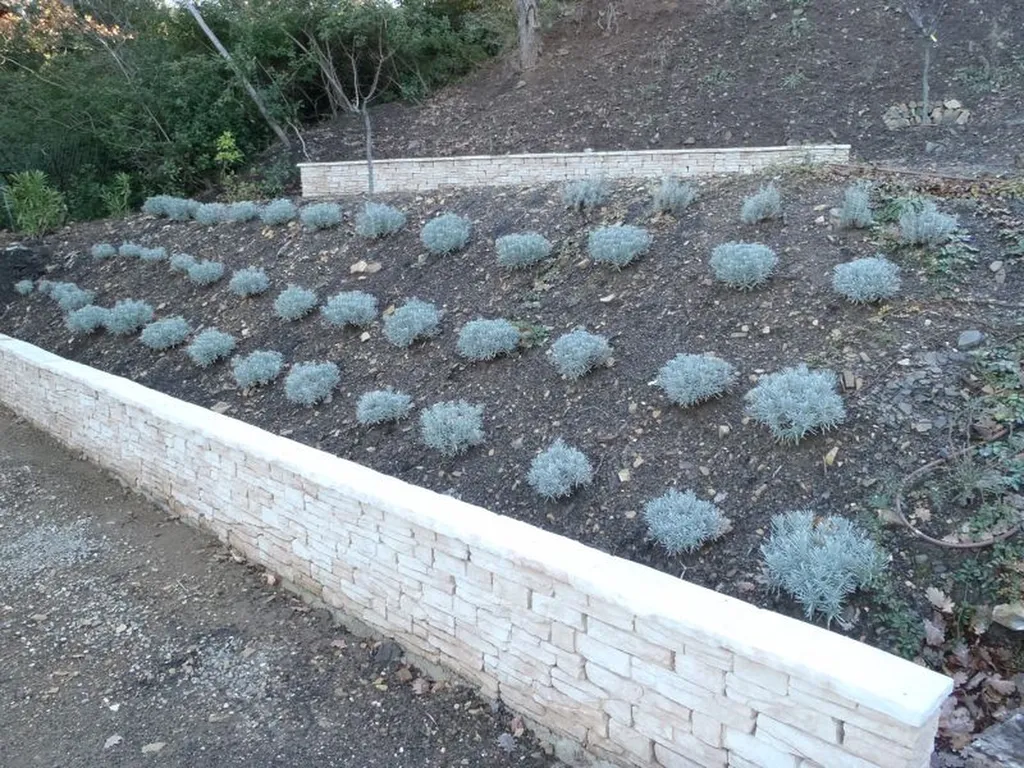 Travaux d'aménagement extérieur d'une villa sur Saint Marc Jaumegarde