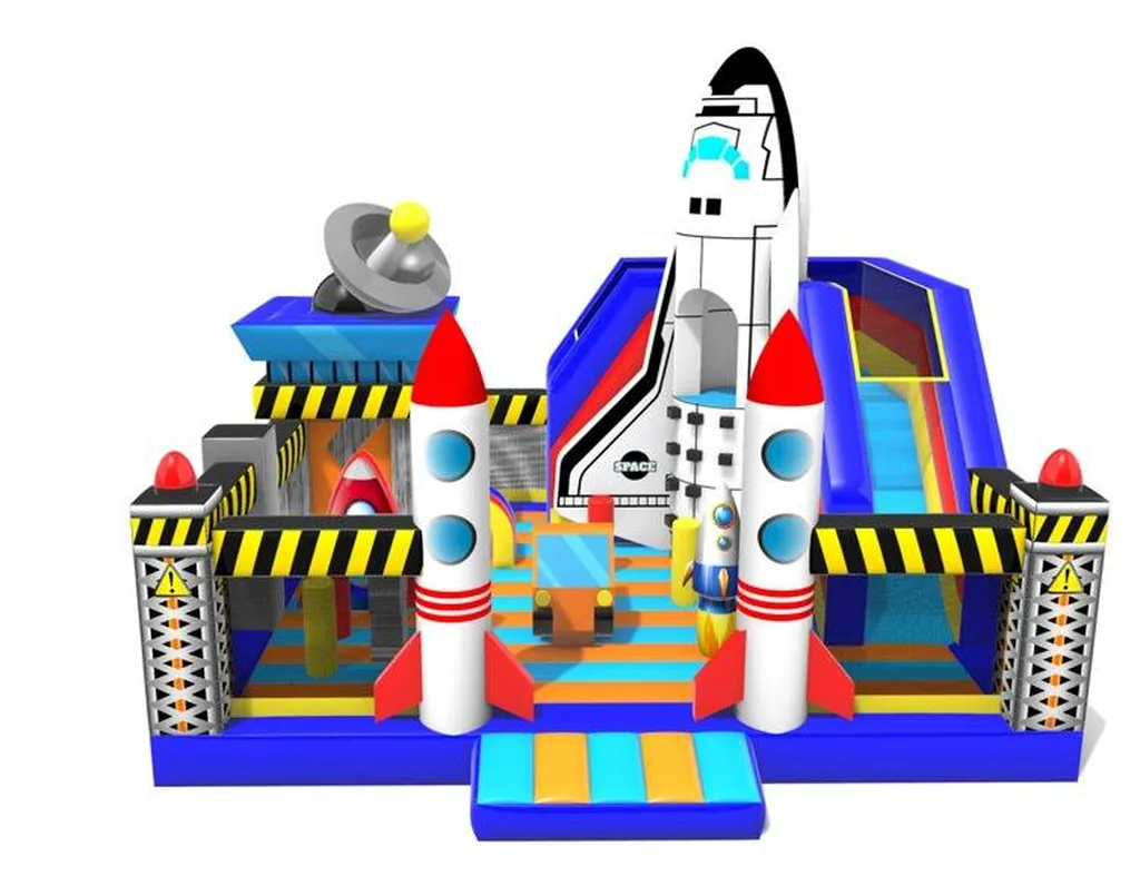 Multi-jeux Gonflable le monde de l'espace