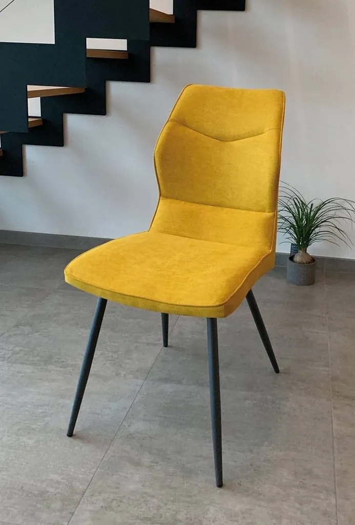 Vente chaise en tissu JULIE pour salle à manger