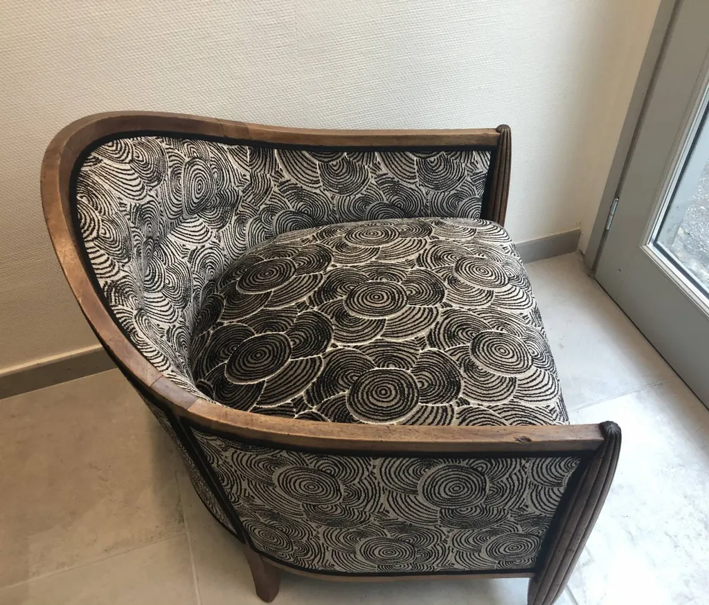 Réfection d'un siège Art Deco à Lyon