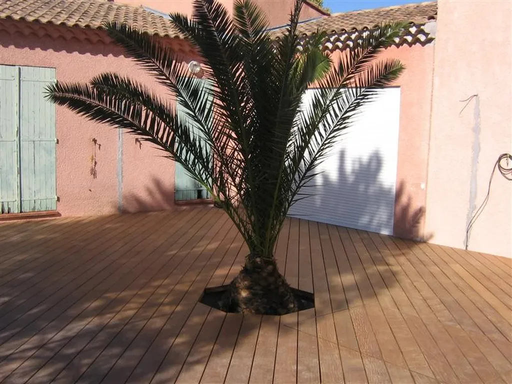 installation terrasse en bois exotique Ipe à Gémenos 13