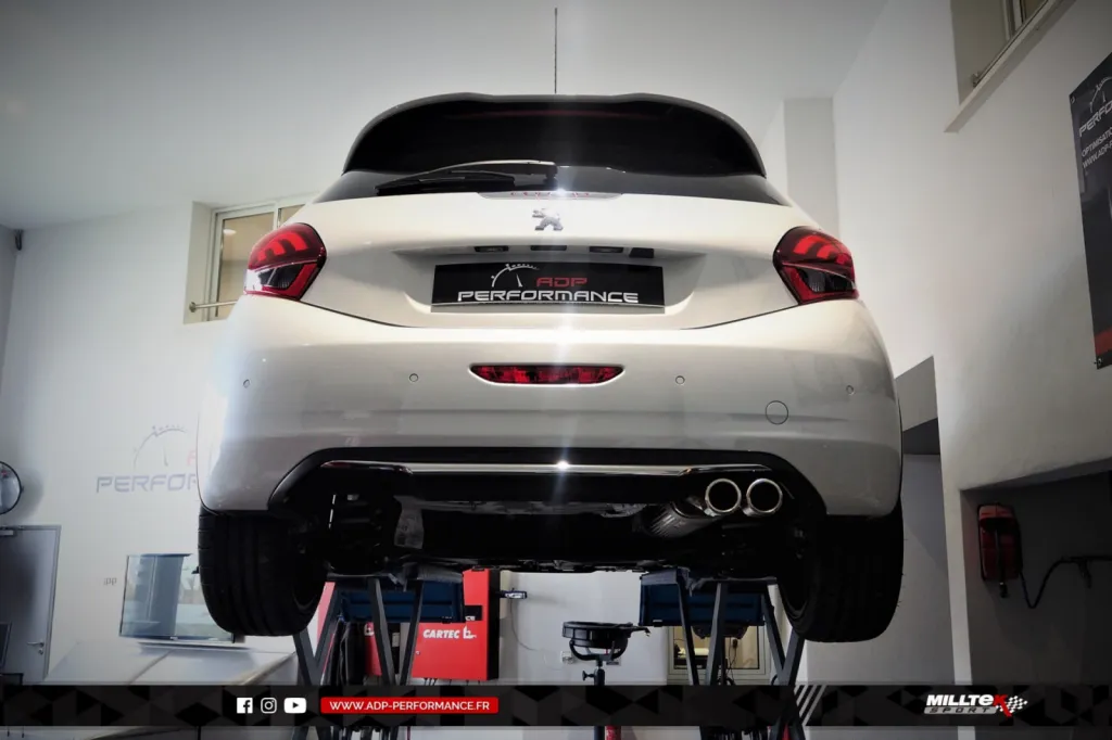 Ligne d'échappement (cat-back) Milltek Aix en Provence - Peugeot 208 GTI 1.6 THP 208cv - ADP Performance