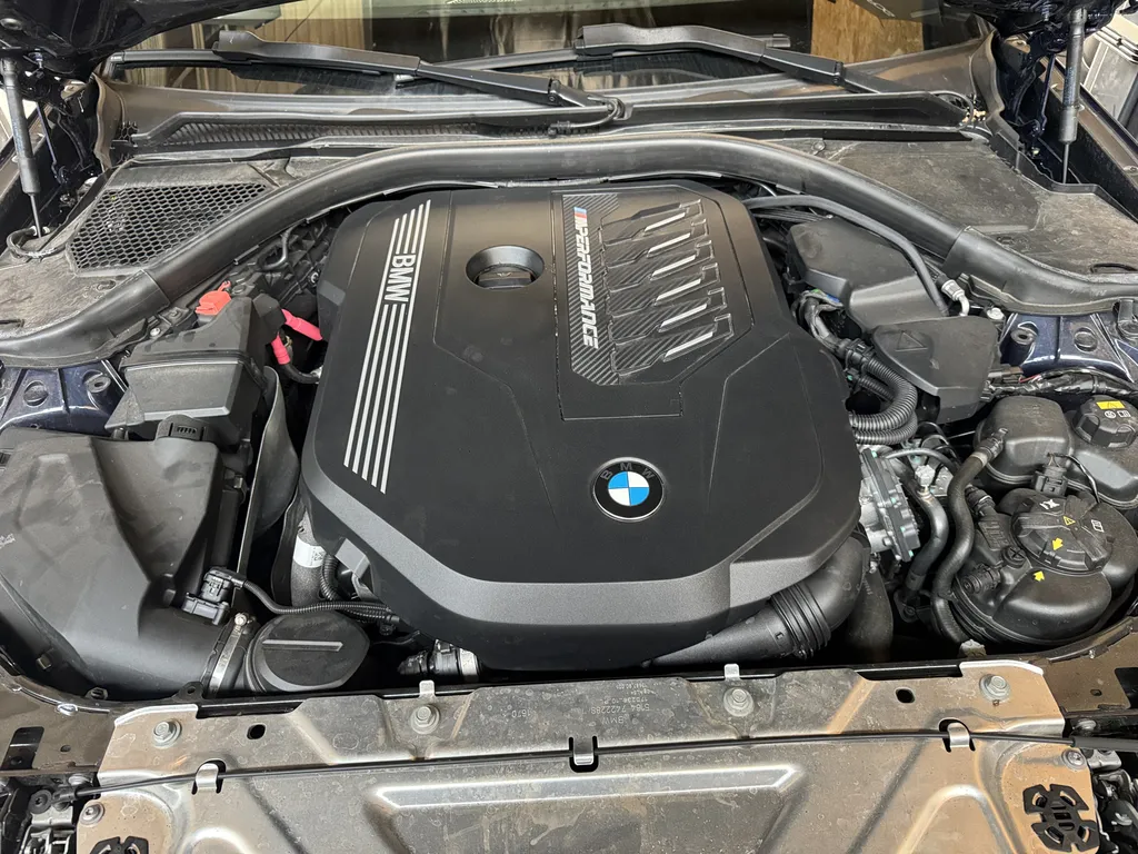 Entretien des 60 000 km d'une BMW 340i de 2020 réalisé près du Havre