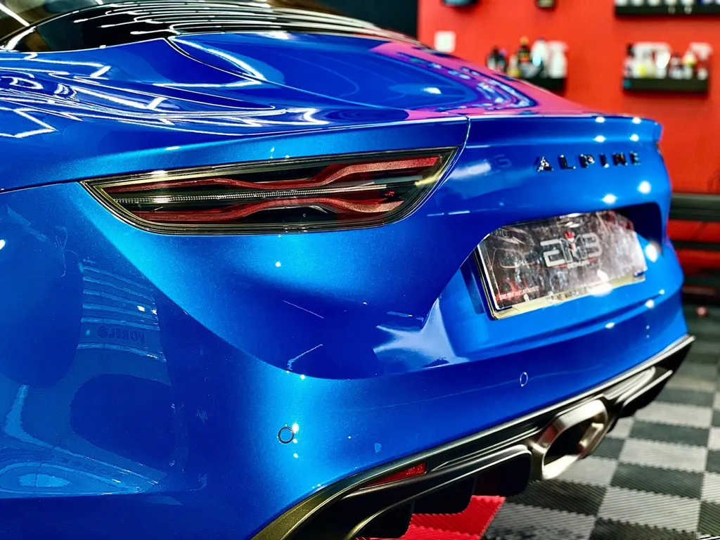 Protection carrosserie traitement céramique Renault Alpine 