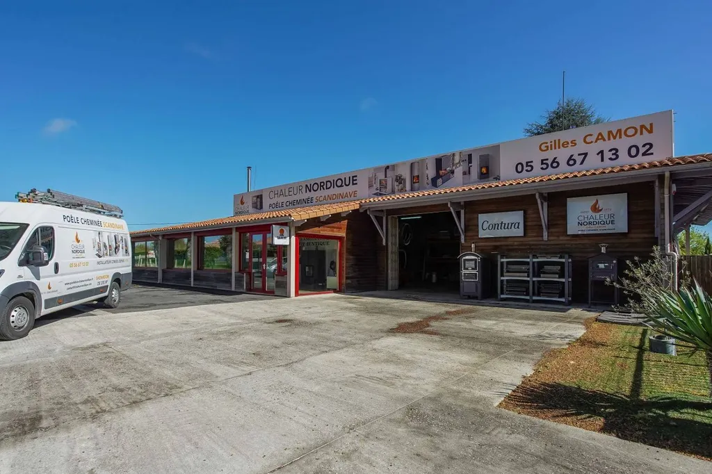Reprise d'activité vente et installation poêle à bois cheminée Gironde Langon