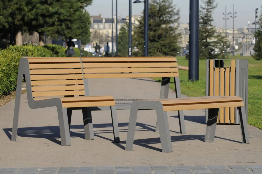 Banc mobilier urbain 