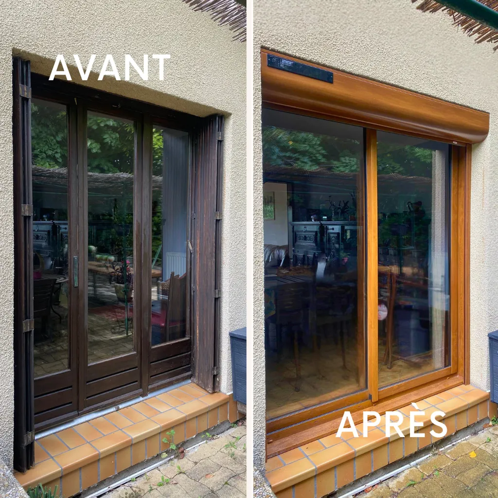 rénovation menuiseries fenetre et volet bois en PVC et alu par 3 Baies à Veauche à coté d'Andrézieux-Bouthéon dans la Loire