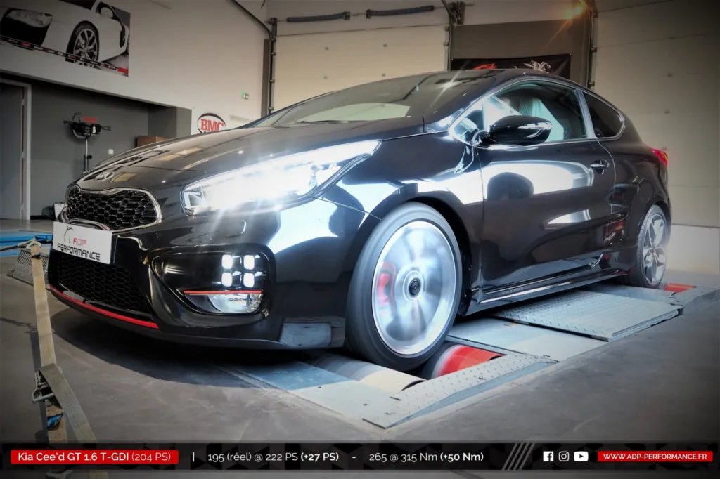 Reprogrammation moteur Avignon - Kia Cee'd GT 1.6 T-GDI 204cv - ADP Performance