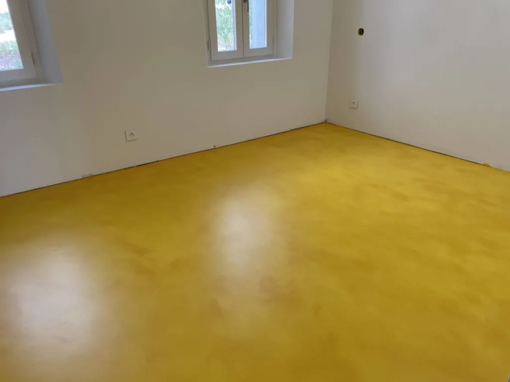 APPLICATION DU BETON DECO TERRE DU MONDE méthode « compagnon » au sol uniquement