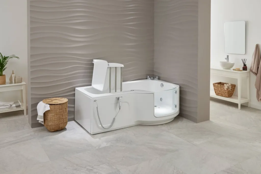 Baignoire à porte avec siège élévateur Louisiana
