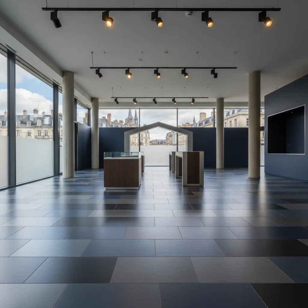 Sols techniques pour showrooms d’exposition à Dijon : revêtements professionnels pour espaces commerciaux valorisant la présentation de produits et l'image de marque