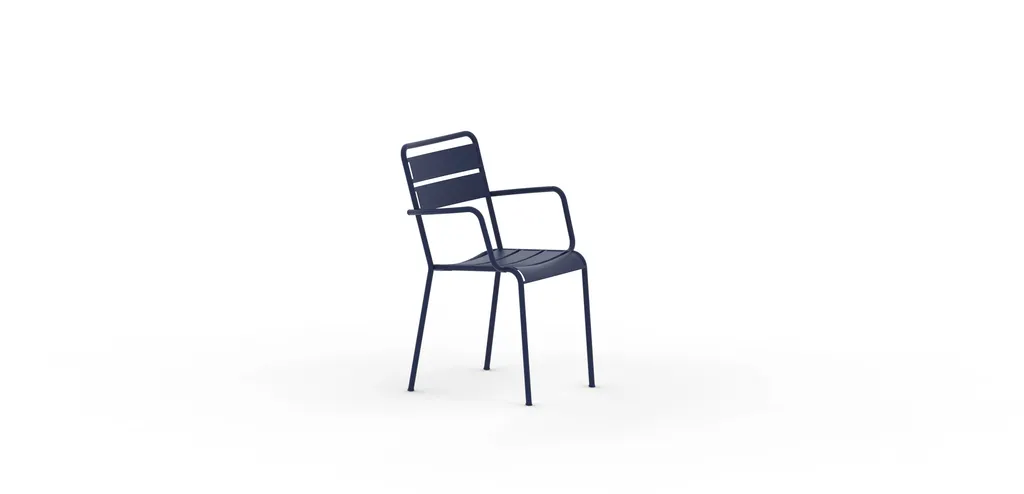 Fauteuil Twist design outdoor en acier par Vermobil disponible chez Ginette Design à Labège proche Toulouse