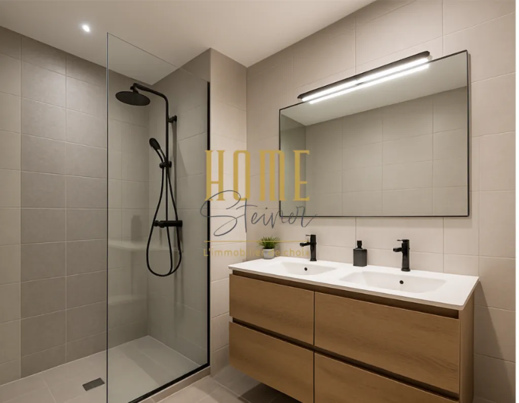 Une salle de bain modern à Herrlisheim