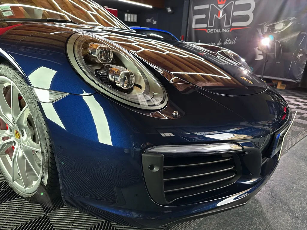 DETAILING Porsche protection film de protection PPF Lyon traitement céramique carosserie 