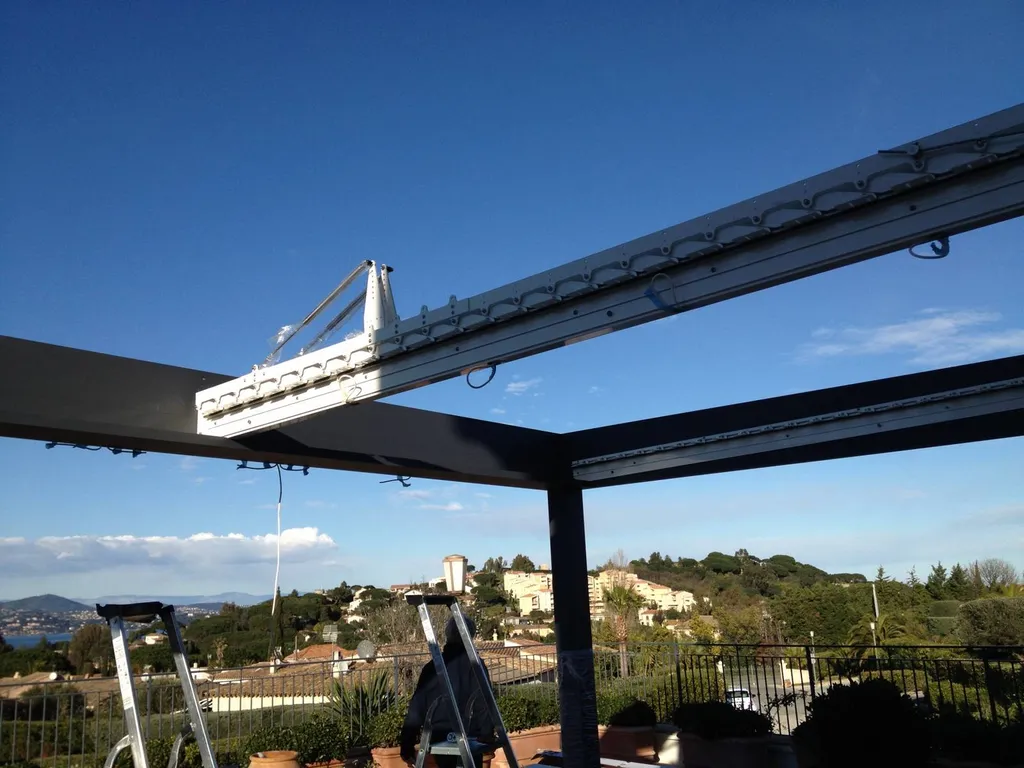 Installation de Pergolas bioclimatique à Saint Tropez 
