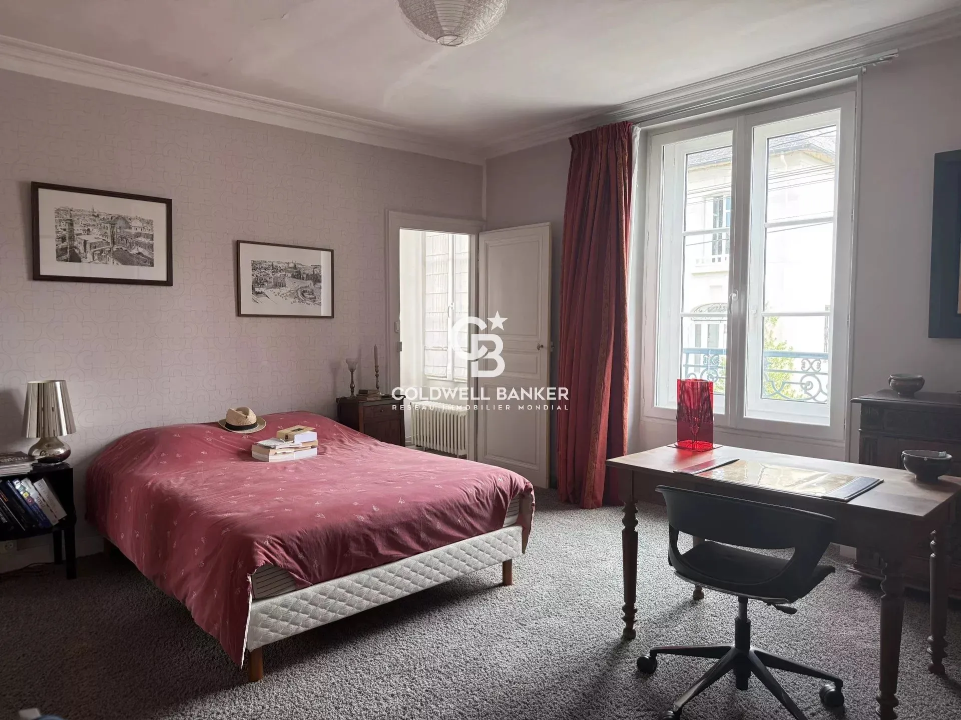 maison avec jardin surplombant la rivière Le Mans
