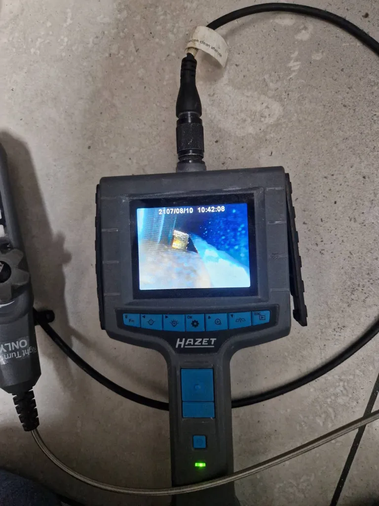 dépannage d'un coffre fort avec endospope sur Linselles