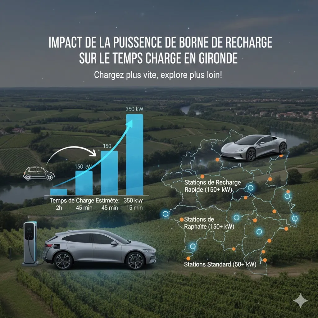 graphique pour optimiser le temps de charge en Gironde des bornes pour voitures electriques