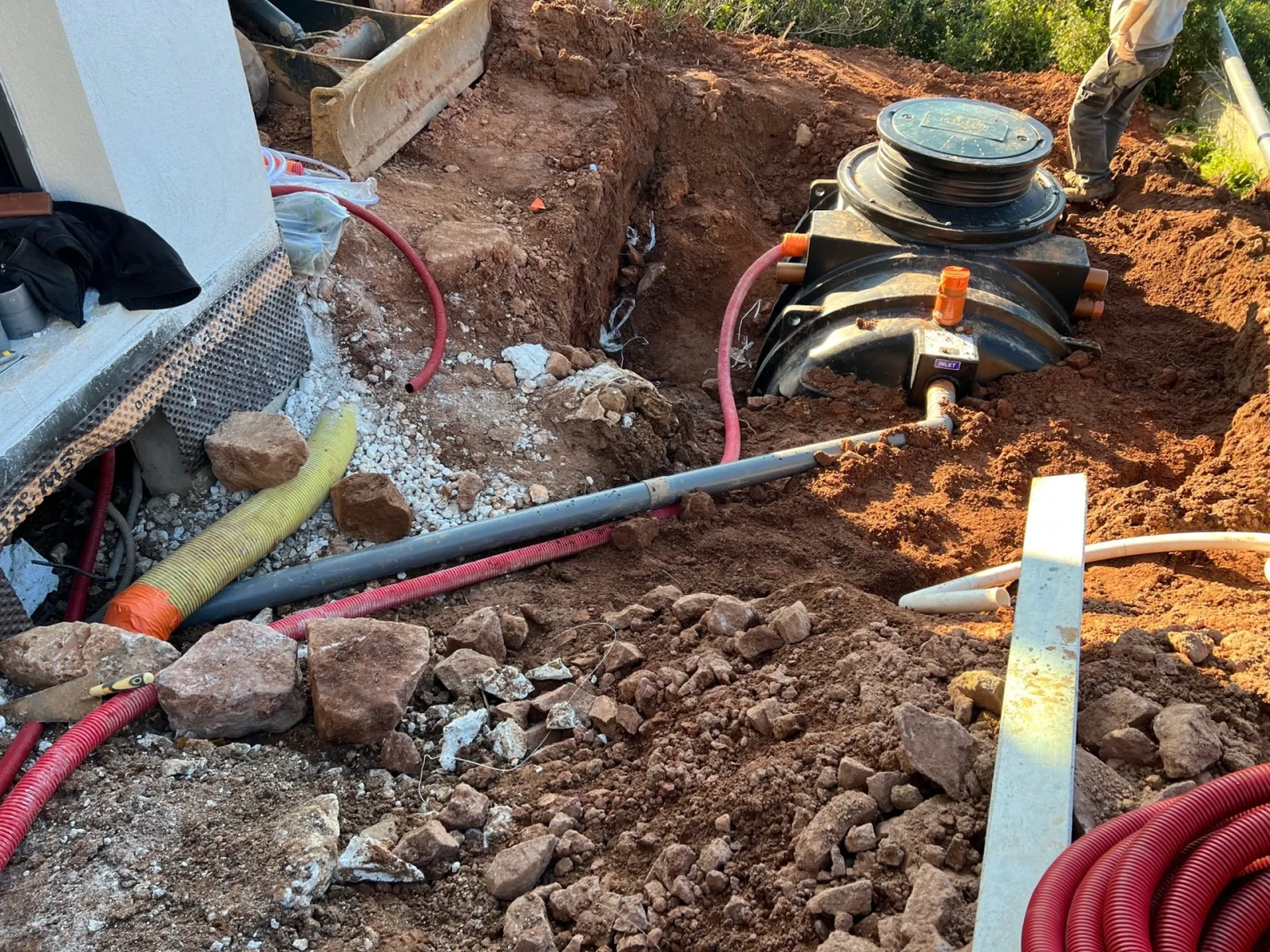 Installation d’une micro-station de traitement biologique 