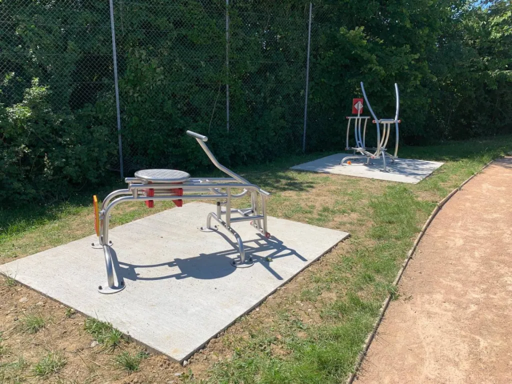 Rameur fitness extérieur @CREA