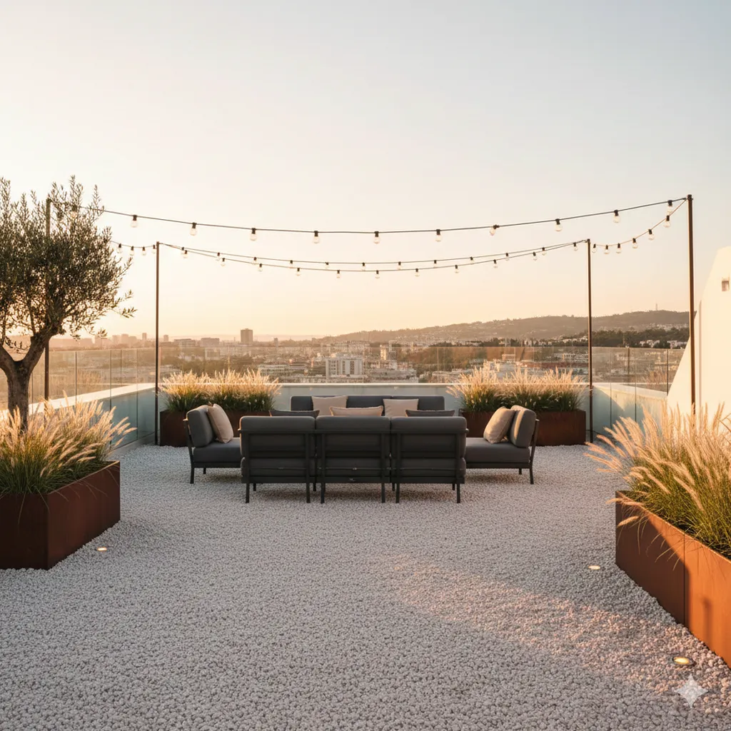 Entretien toiture terrasse gravillonnée à Gradignan
