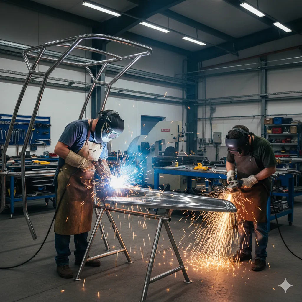 Confection de pièces inox sur mesure