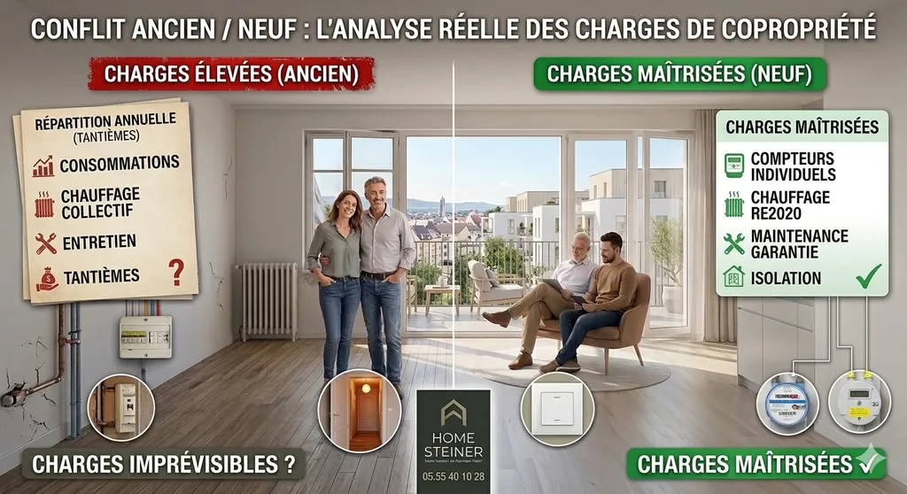 Pourquoi les charges de copropriété sont-elles plus faibles dans l'immobilier neuf ?