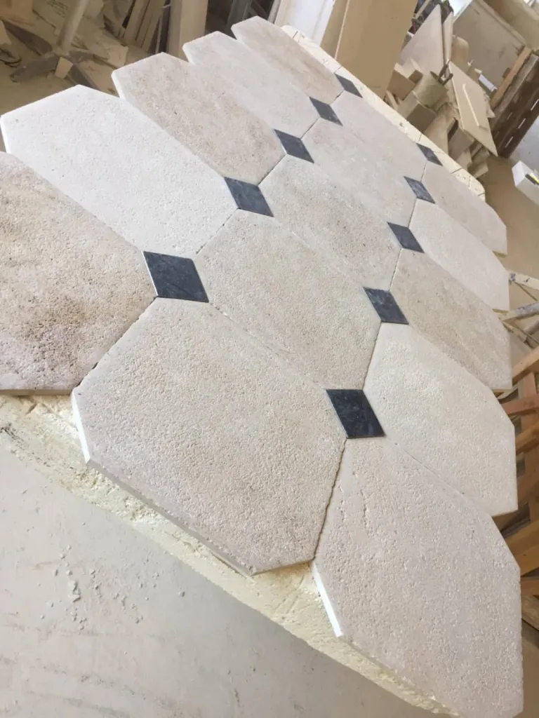 Dallage pierre à cabochon, Tarascon, Montpellier