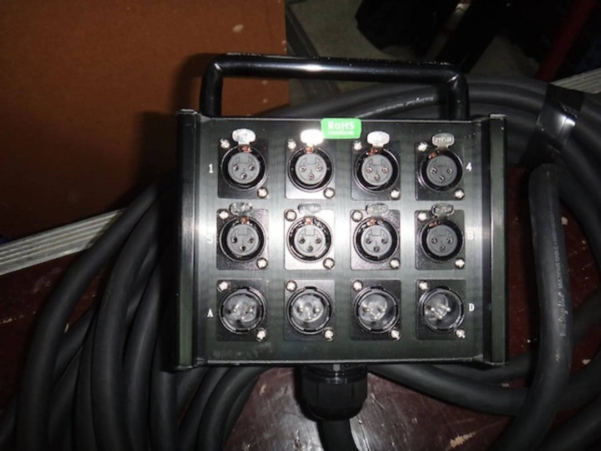 BOITIER DE SCENE 20 M 8 ENTREES