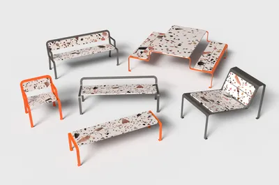 Gamme Le Banc Français en coquillages recyclés