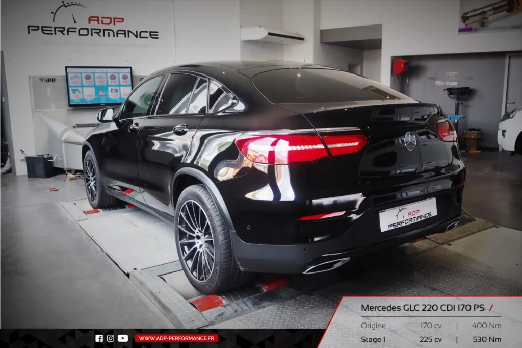 Reprogrammation moteur Aubagne - Mercedes GLC 220 CDI 170cv - ADP Performance