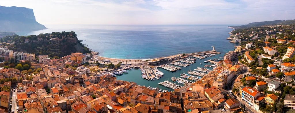 Vue panoramique de Cassis