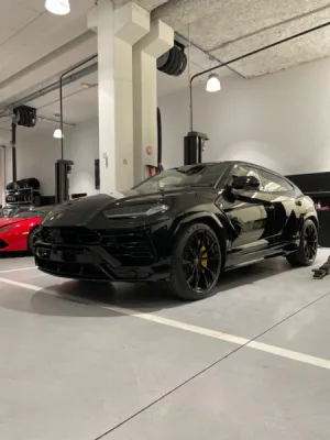 Protection céramique sur un lamborghini urus à Saint Tropez