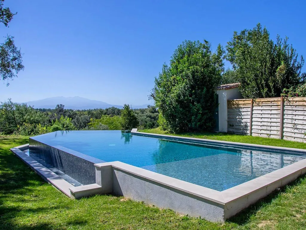 UNE PISCINE GRIS BLEU - MOSAÏQUE DOLERITE