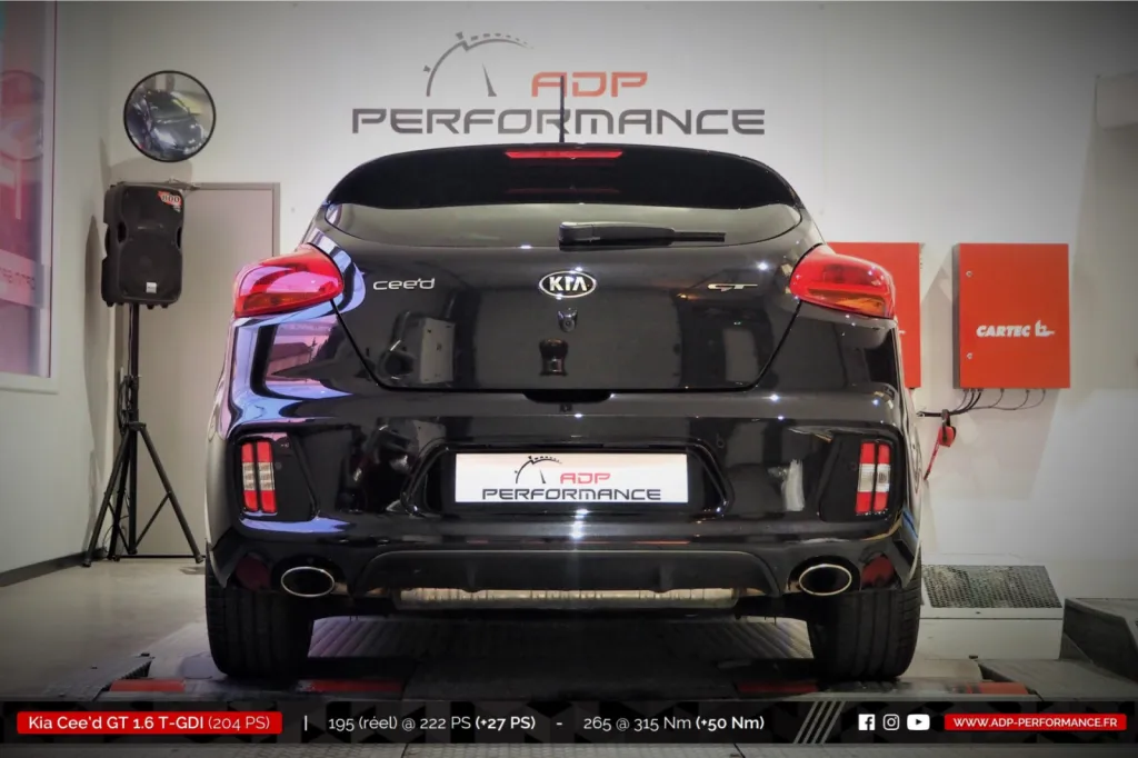 Reprogrammation moteur Arles - Kia Cee'd GT 1.6 T-GDI 204cv - ADP Performance