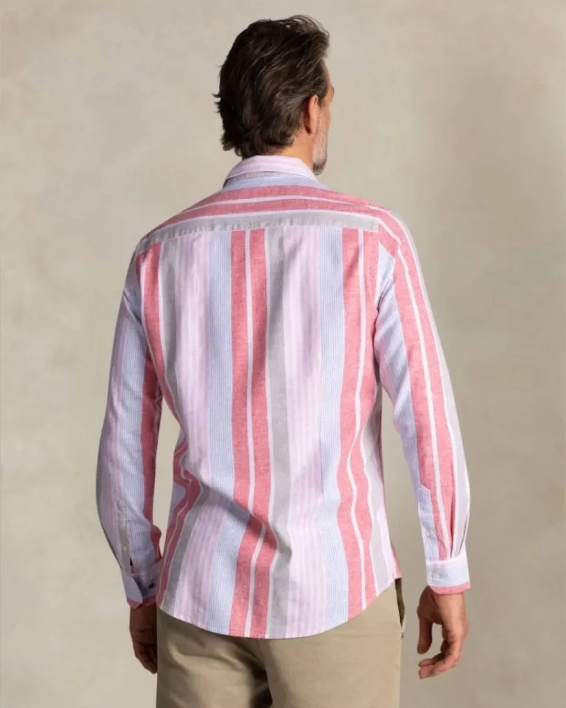 Chemise NZA Lin Rayée à Dieppe : Style Estival Premium en Seine-Maritime