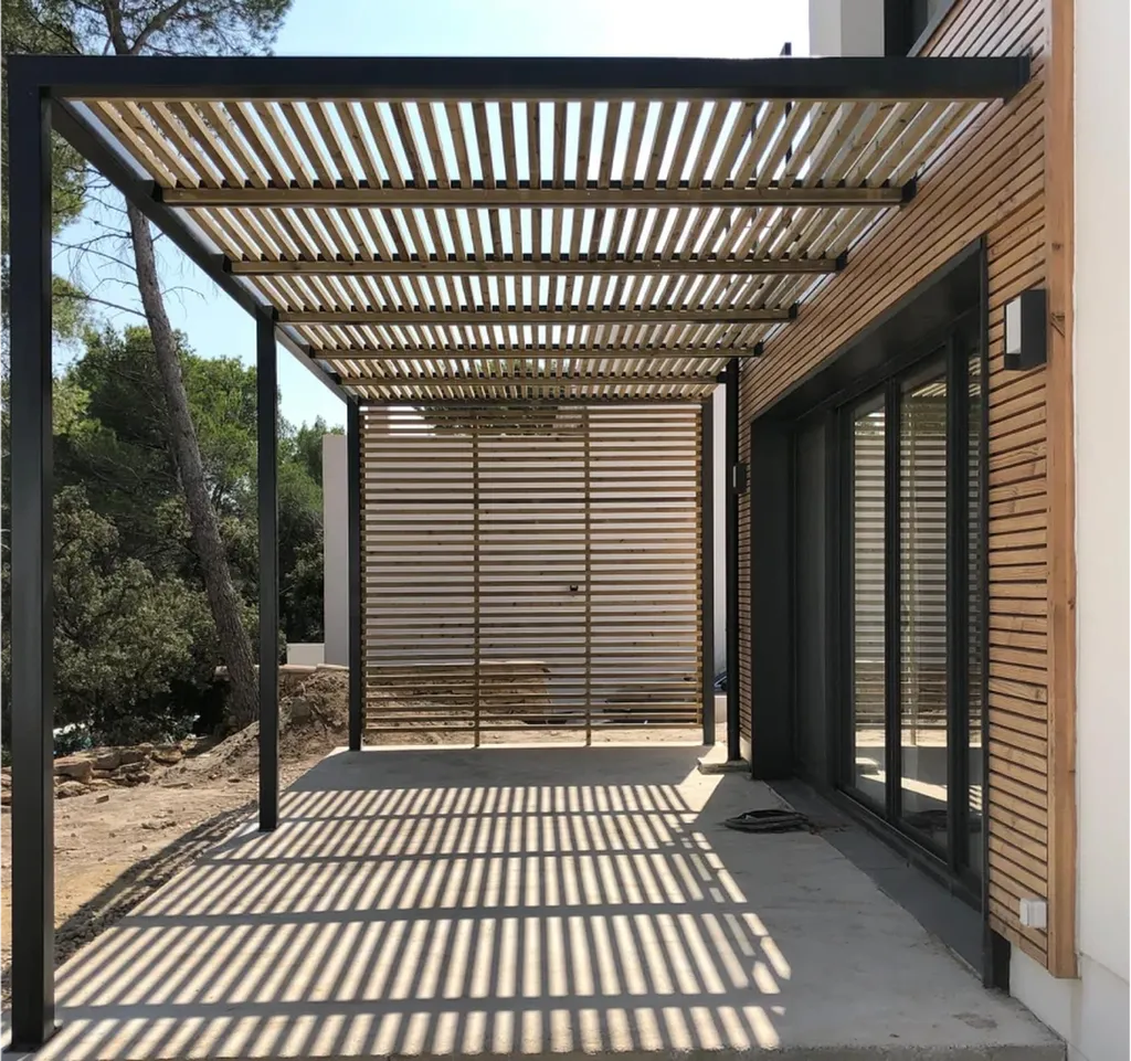 pergola sur mesure en acier Salon de Provence