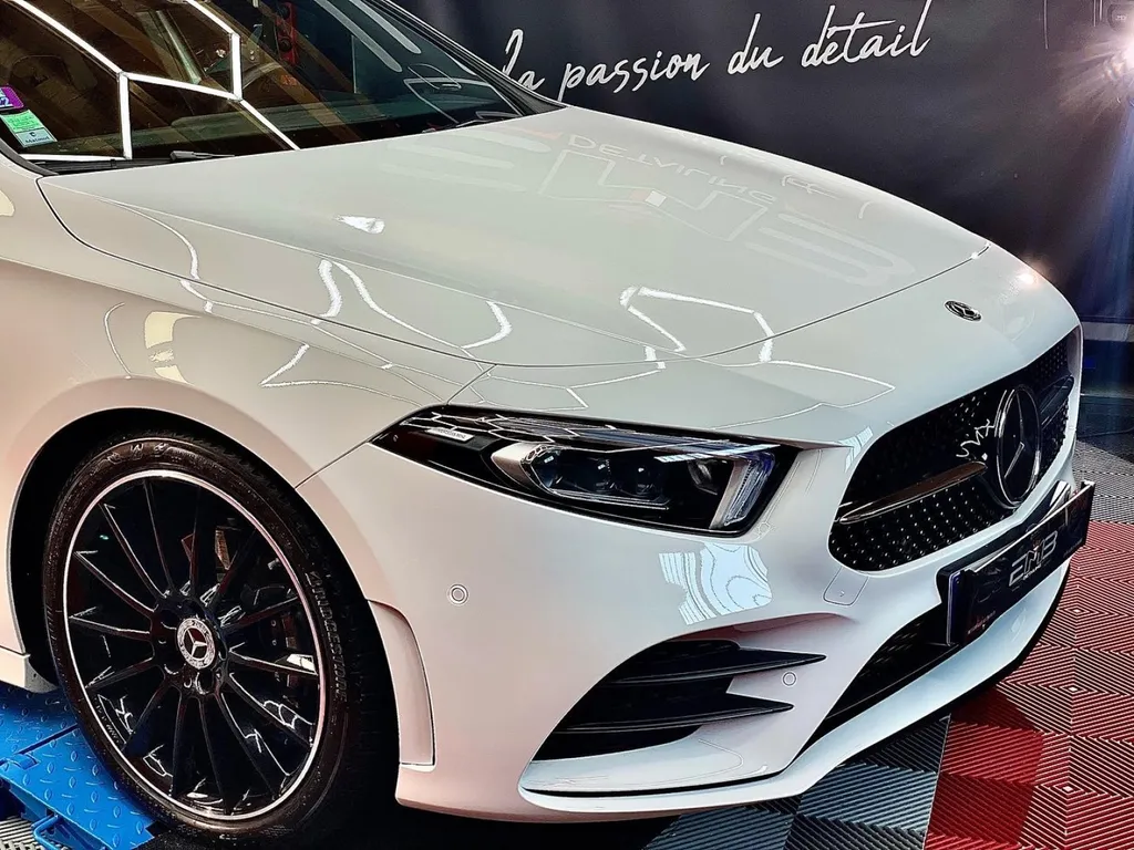 Protection carrosserie traitement céramique Lyon Mercedes classe A 