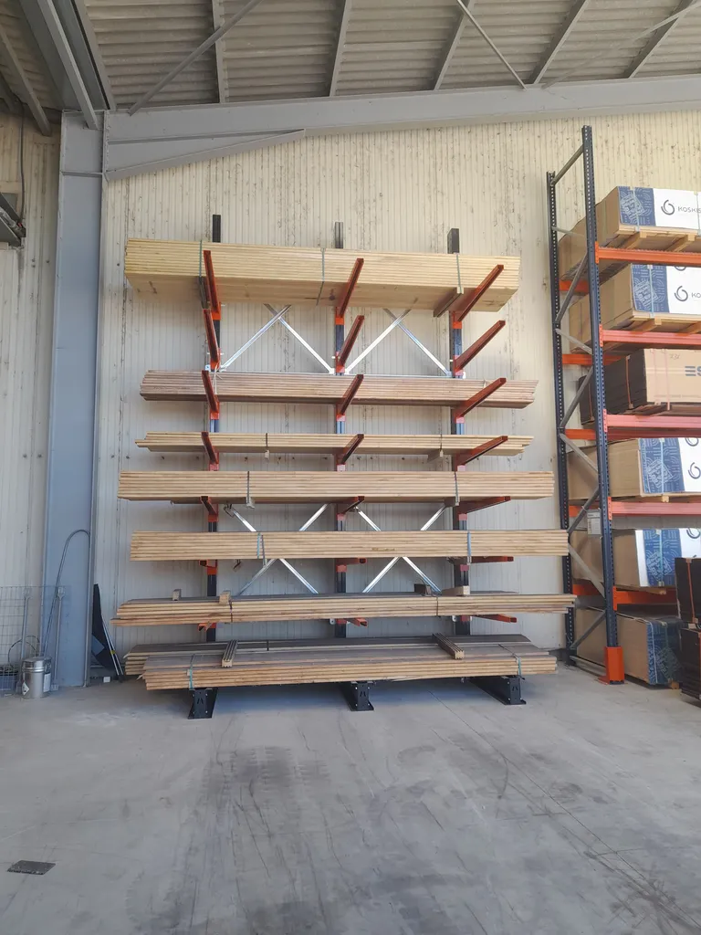 rack cantilever pour stockage longueurs de bois à Toulouse et la Haute Garonne