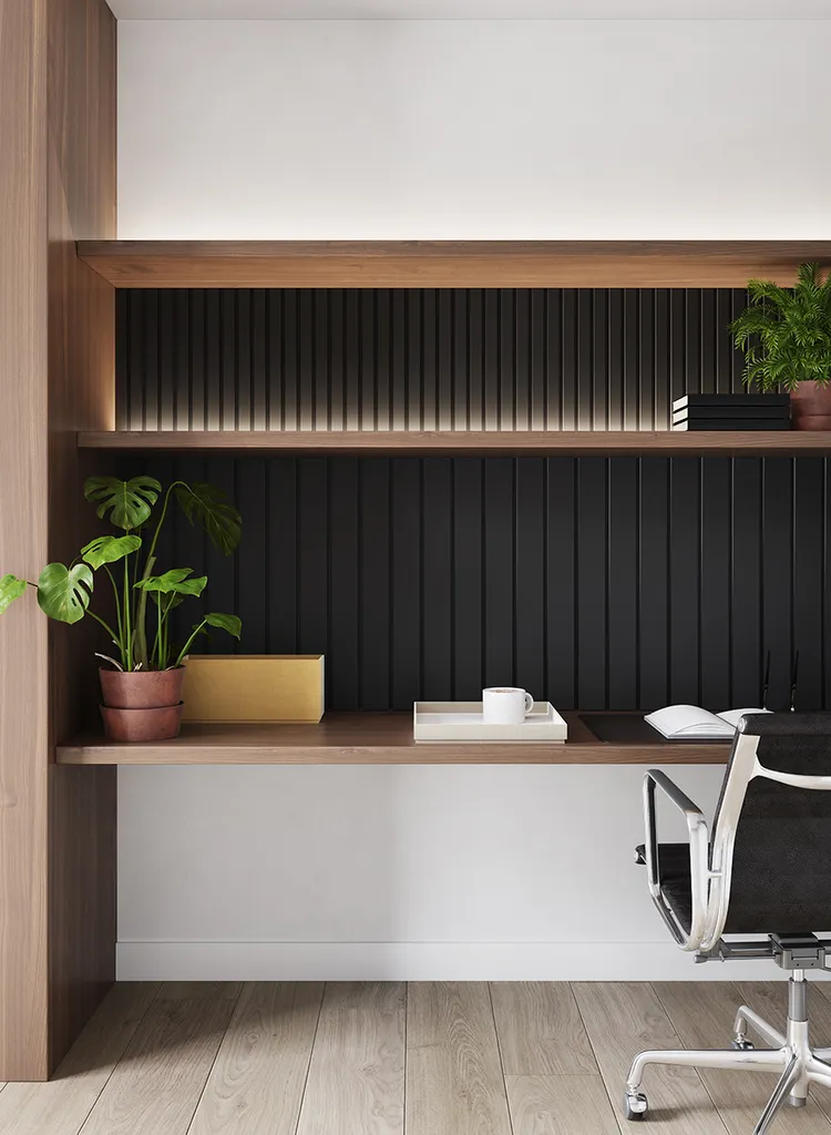 Bureau sur mesure pour télétravail