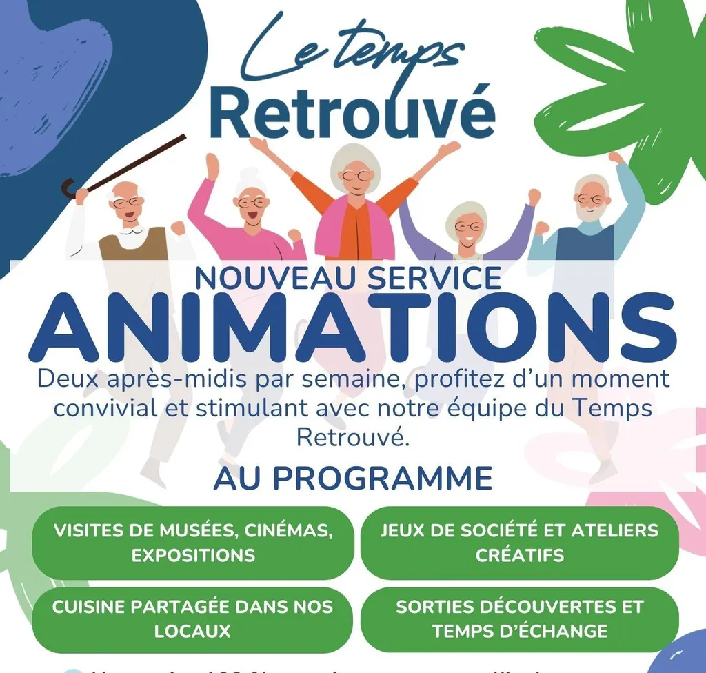 Invitation évènement le temps retrouvé